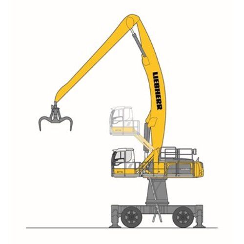  Mobilbagger Materialumschlag Liebherr LH 80 M High Rise Port Industry Litronic 12463036